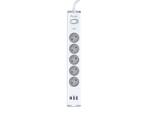 5 Way Surge Protector with USB FR Socket Specs Image