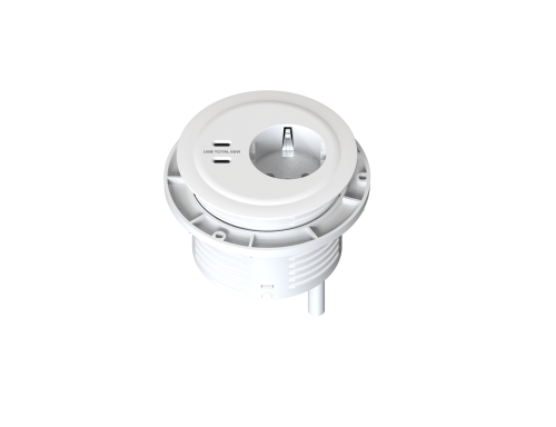 Built-In Power Grommet for Desks & Furniture Specs Image