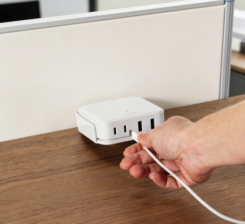 Under-Desk or Desktop 100W Charger Specs Image