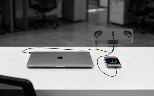 Italian Standard Clamp-On Power Module for Office Desks Specs Image